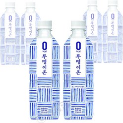 동원F&B 투명이온 제로 500ml x 6개(pet)(박스안심포장) 이온음료, 상세페이지 참조, 상세페이지 참조, 상세페이지 참조