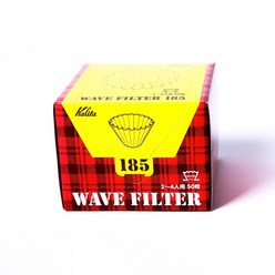 칼리타 웨이브필터 화이트 2-4인용 50매 (185) 드립포트 핸드드립, 1box