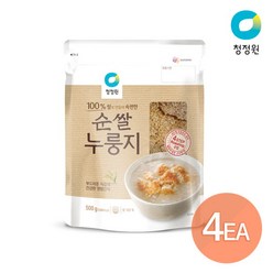 [청정원] 순쌀 누룽지 500g x 4개, 1세트