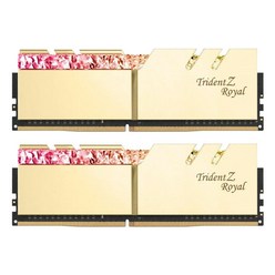 지스킬 DDR4 32GB TRIDENT Z ROYAL 램 데스크탑용 GOLD PC4-25600 CL16 2p