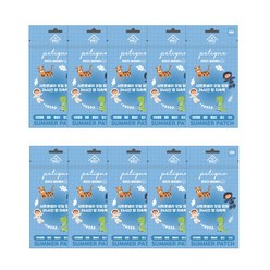 유아 아기 모기패치 썸머패치 모기퇴치스티커 파랑10팩, 10개