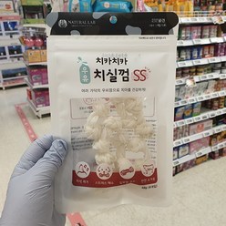 네츄럴랩 치카치카 우유 치실껌 SS 48g, 단품, 단품