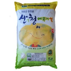 메뚜기쌀찰현미4kg지리산청정골 유기농 차황쌀 산엔청, 1개