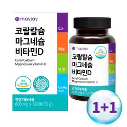 잇몸 영양제 치아 뼈 건강 칼슘 영양제 마그네슘 비타민d, 120정, 2개