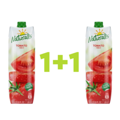 네추럴리스 NATURALIS 토마토 프리미엄 주스 Tomato Juice 1+1, 2개, 1L