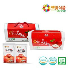 얼음골사과즙 30팩, 110ml, 30개