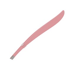 아이트인 속눈썹연장 핀셋 사선형, 핑크, 1개