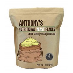 Anthonys 앤서니 뉴트리셔날 이스트 플레이크 non GMO 454g, 1개