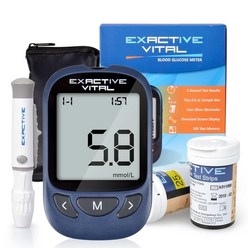 당화혈색소검사기 혈당측정기추천 MICROTECH 바이탈 당뇨병 혈당 측정 측정기, [04] 100pcs Test strips, 1개