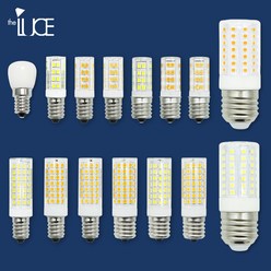 LED E14 E17 E26 전구 램프 5W 7W 8W 주광색 전구색, E17 콘램프, 전구색(노란불빛), 1개