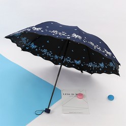 선빛 플라워 양우산 여름 장마 햇빛 차단 우산 겸용 휴대용 접이식