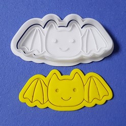 귀여운 박쥐 쿠키커터 /허니버니쿠키커터/아이싱쿠키커터/할로윈 쿠키커터, 1개