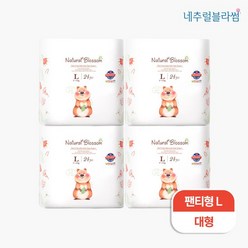 네추럴블라썸 초박형 팬티기저귀 24p x 4팩, 96매, 대형(L)