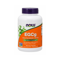 나우푸드 EGCg 녹차 추출물 400mg 베지 캡슐, 180정, 1개