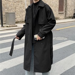 남성 봄 가을 더블버튼 캐주얼 롱 트렌치코트 men's trench coat 카카매이 A31 B750C797