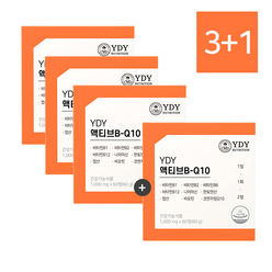 YDY 액티브비큐텐 60정x3+1 (4개월분) 비타민B군 코엔자임Q10