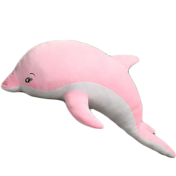 돌고래 바디필로우 인형 임산부바디필로우 긴배게, 핑크