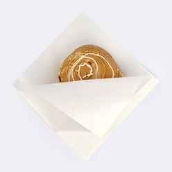 식품포장지 양포 L자형 코팅 노루지(200매) 4종 와플 고로케 샌드위치 햄버거 종이봉투, 23호 23x23cm, 1개