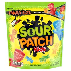 SOUR PATCH KIDS Big Soft & Chewy Candy Family Size 1.7 lb Bag, 1개, 816.47g