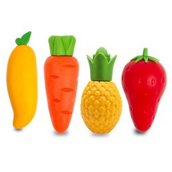 무똥 달지않는 과일 고무지우개 4종세트 신학기 학용품 대형 지우개