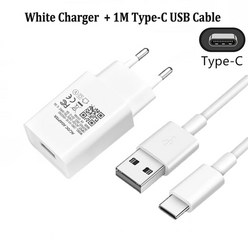 모토로라 모토 G7 G8 G9 플러스 재생 전원에 대 한 USB 충전기 케이블 LG K41S K51S K61 K42 EU 플러그 전화 은행 Type-c, Charger and Cable, 01 충전r and Cable, 1개