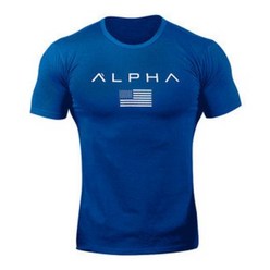 스페이스짐 알파 alpha 티셔츠 머슬핏 반팔티 헬스 의류 헬스 상의 헬스복