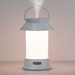 디센느 무선 빈티지 램프 LED 미니 가습기, 샌드베이지, DSHU001