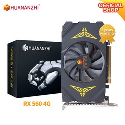 huannzhi gtx 1660s 650 760 960 970 1060 2g 4g 6g rtx 2060 super 6g 8g 그래픽 카드 rx 550 560 4g vga hdmi-, RX 560 4g, 1개