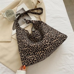 CNTCSM 레오파드 패턴 럭셔리 디자이너 핸드백 여성용 쇼핑 캔버스 토트백 패션 가방