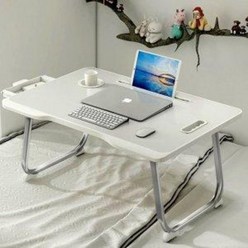 서랍 내장 침대 베드 테이블 좌식 노트북 책상, LT-604/내츄럴우드