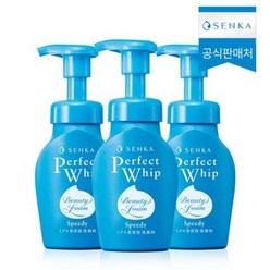 센카 NEW 퍼펙트 휩 스피디 클렌징폼, 150ml, 3개