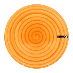 이태리 수입 접시 스파이럴 라이트오렌지 31cm/그릇, 이탈리아접시 스파이럴(31cm/라이트오렌지), 1개