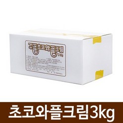 한국이안스 꾸플 달콤한 와플재료 초코 와플크림 3kg, 2개