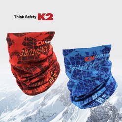 K2 동계용 멀티스카프, 레드