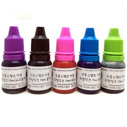 [리필잉크] 자동스탬프 전용 리필잉크(샤이니 트로닷) (10ml 28ml 정량), A.블루(파랑 10ml)