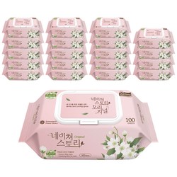 네이처스토리 오리지널 물티슈 캡형, 50g, 100매, 20개