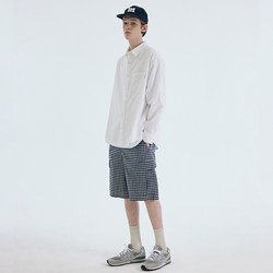 체크 카고 숏츠 (MIFAC4533)