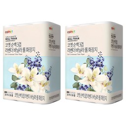 코멧 순백 3겹 라벤더 바닐라 롤화장지 30m, 30개입, 2개 - 집안의 향기로운 선택!