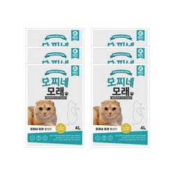 모찌네 고양이 모래, 4L, 6개, 활성탄 · 6개 · 4L