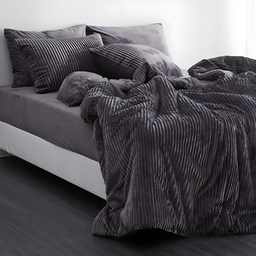 라뽐므 노르빅 극세사 스트라이프 차렵이불: 따뜻한 겨울밤의 필수 아이템!