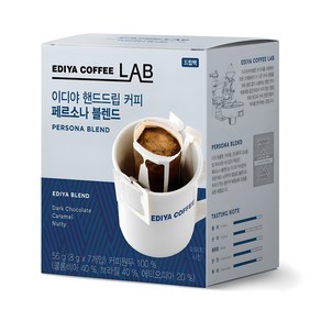 이디야커피연구소 핸드드립 커피 페르소나 블렌드, 8g, 7개입, 1개