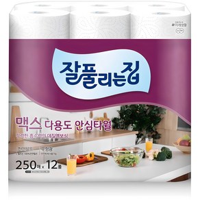 잘풀리는집 맥스 다용도 천연펄프 롤키친타올