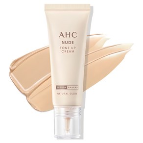 AHC 누드 톤업 크림 내추럴 글로우 SPF50+ PA++++, 톤업베이지, 40ml, 1개