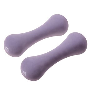코멧 스포츠 논슬립 아령 라벤더, 2kg, 2개