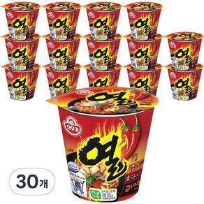 오뚜기 열라면 컵라면 62g