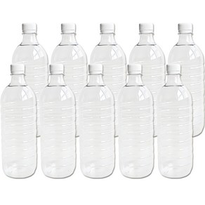 생수병 공병, 투명 + 화이트, 900ml, 10개