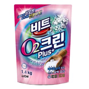 비트 O2크린 플러스 표백제, 1개, 1.4kg