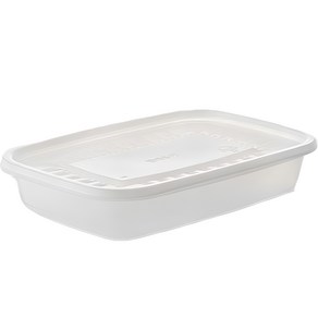 NS 사각 죽용기 세트 소, 50개, 650ml