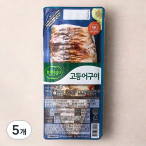 비비고 고등어구이, 60g, 5개