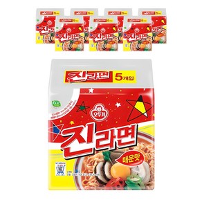 오뚜기 진라면 매운맛 120g